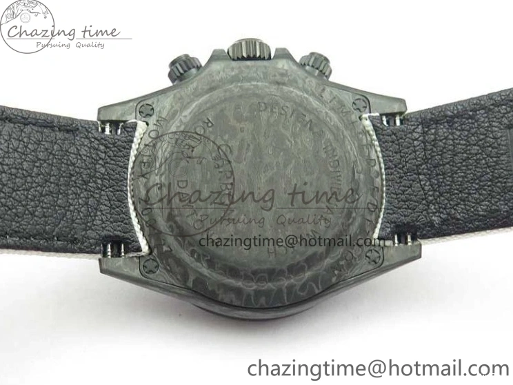 MiroTime 0215 WrinkleFree Daytona DIW Carbon Noob 1:1 Best Edition White Black Dial on Nylon Strap SA 2614